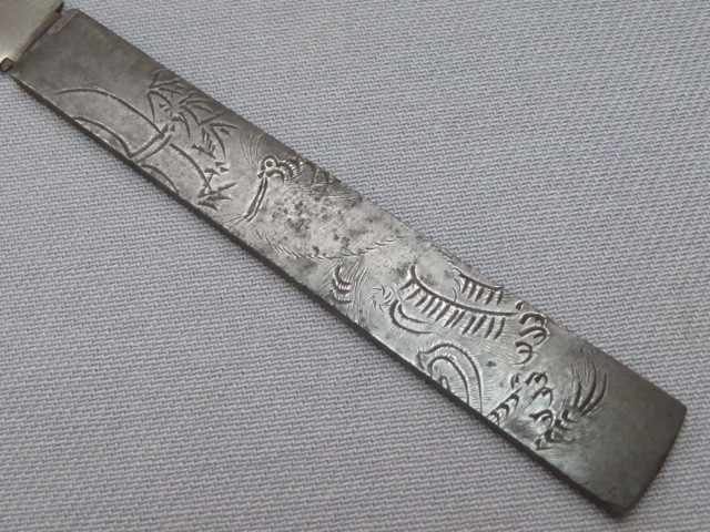 短刀 来国光 金粉銘 太刀〈銘来国光／） 来国光（名物塩川来国光）／ホームメイト 平成十六年八月吉日（小宮四郎国光）（長曽祢虎徹写 竹に虎図 小柄 小刀 銘 勢陽四日市来国光 / 日本刀 刀剣 刀装具 鉄地