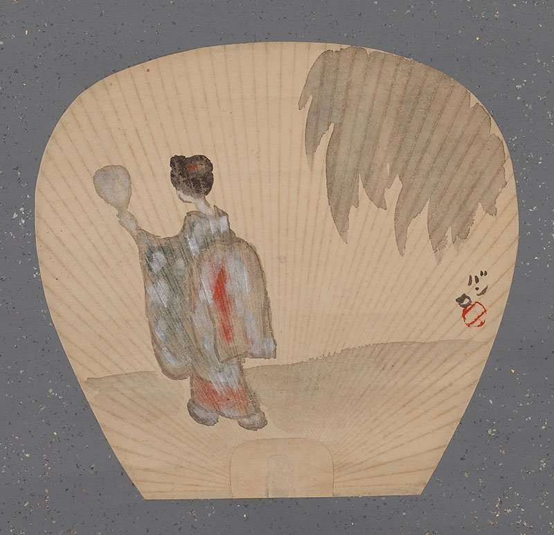 肉筆人物画 唐人お吉⁄肉筆絹本掛軸⁄骨董肉筆画 掛軸 中国明時代の掛軸