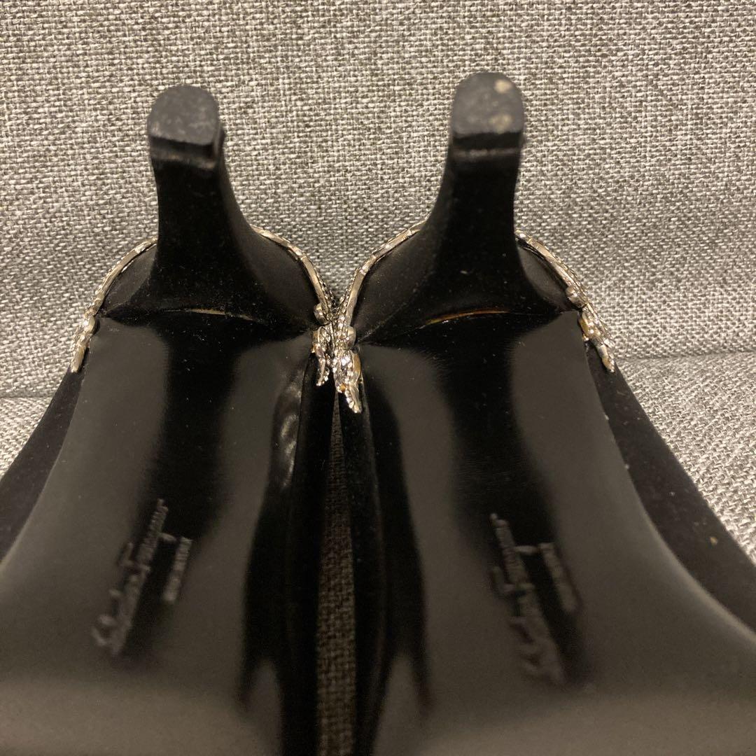 Ferragamo フェラガモ ラインストーン パンプス 8 パンプス IVREA