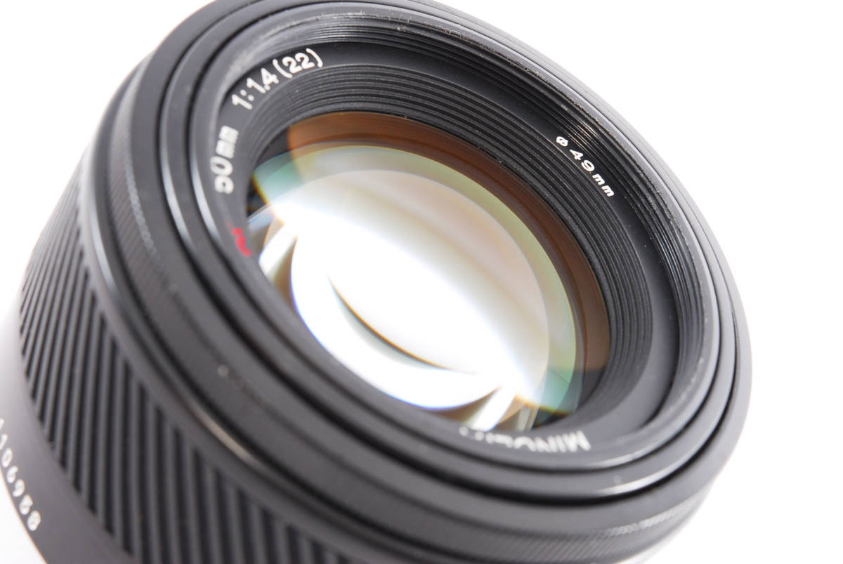 MINOLTA ミノルタ AF 50mm f1.4：2239658 Minolta 50mm f⁄1.4 Review