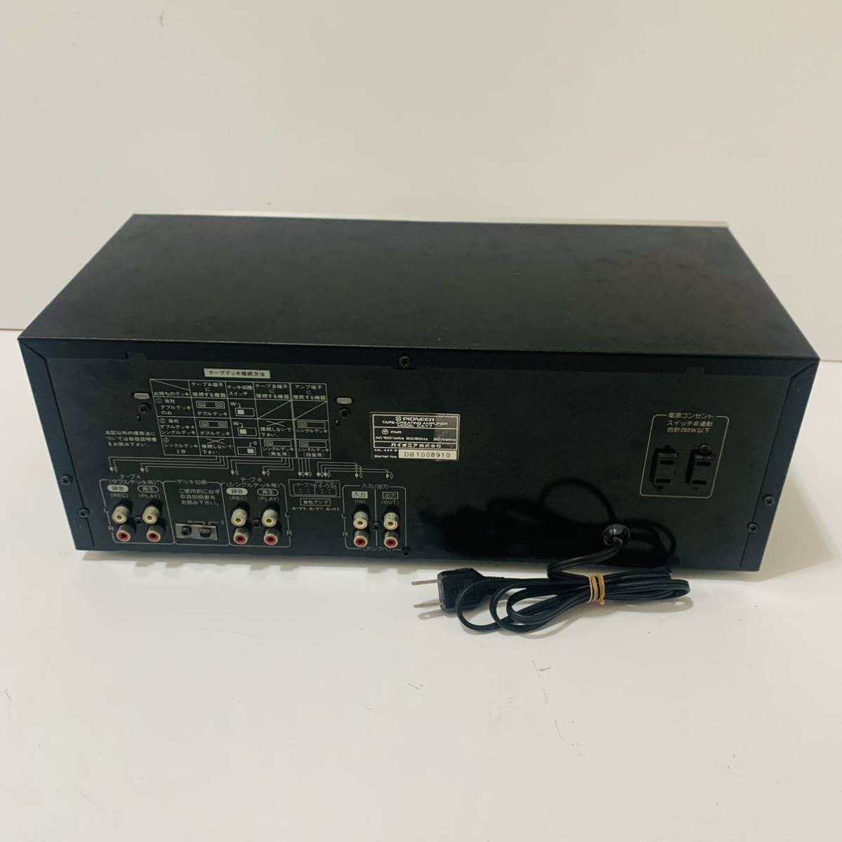 4633 『通電確認済 PIONEER パイオニア CA-Y7 TAPE-CREATING AMPLIFIER