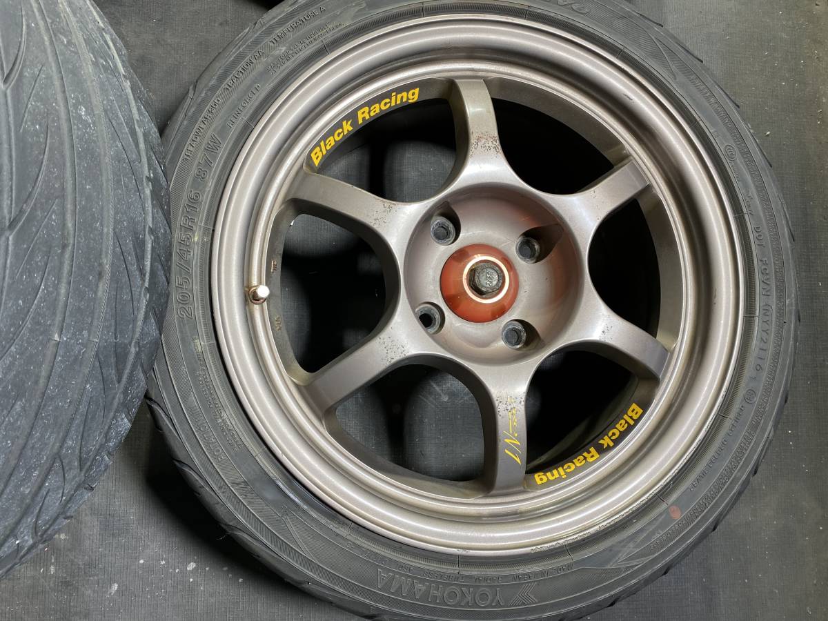 Black Racing PRO N1 16インチ 7J+35 4本セット PCD100 4穴 4H 