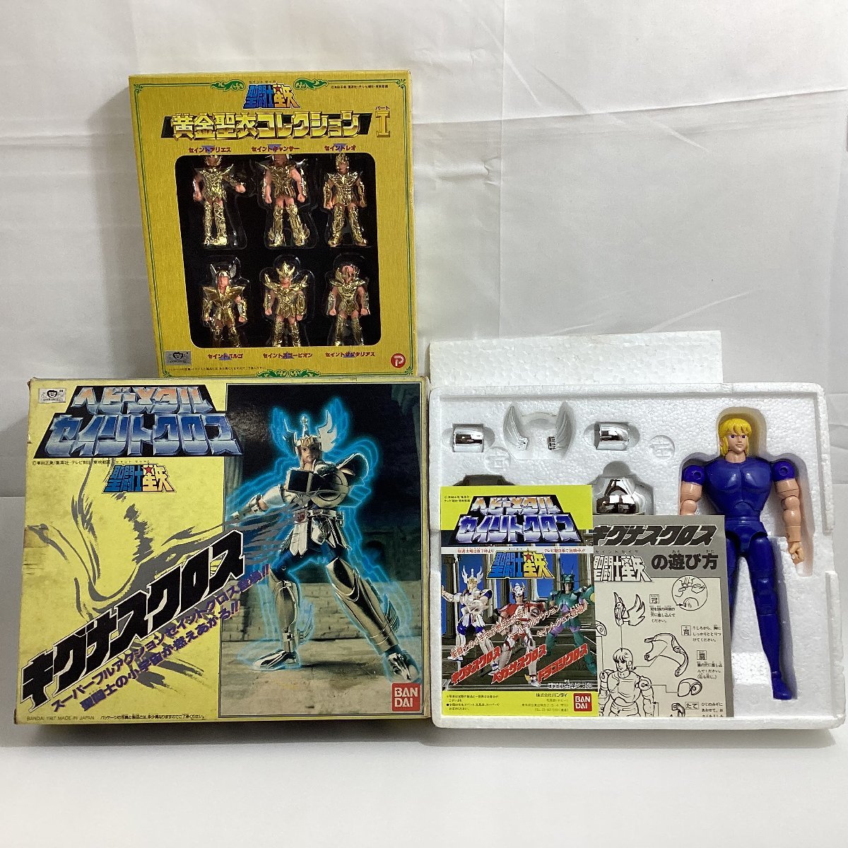 聖闘士星矢 バンダイ ヘビーメタルセイントクロス キグナスクロス (欠 