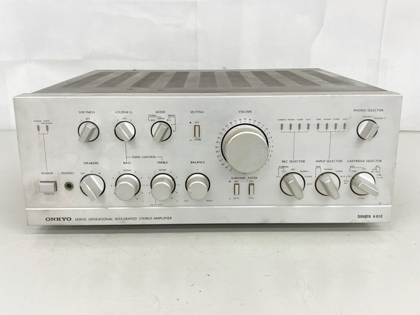 新作，新品 ONKYO Integra A-810 プリメイン アンプ ジャンク K7400406