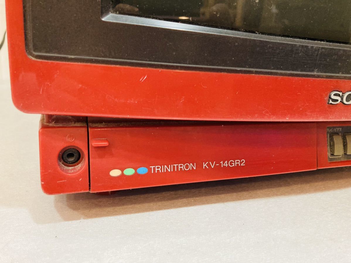 3f12 必見! SONY ソニー Trinitron トリニトロン カラーテレビ 14型