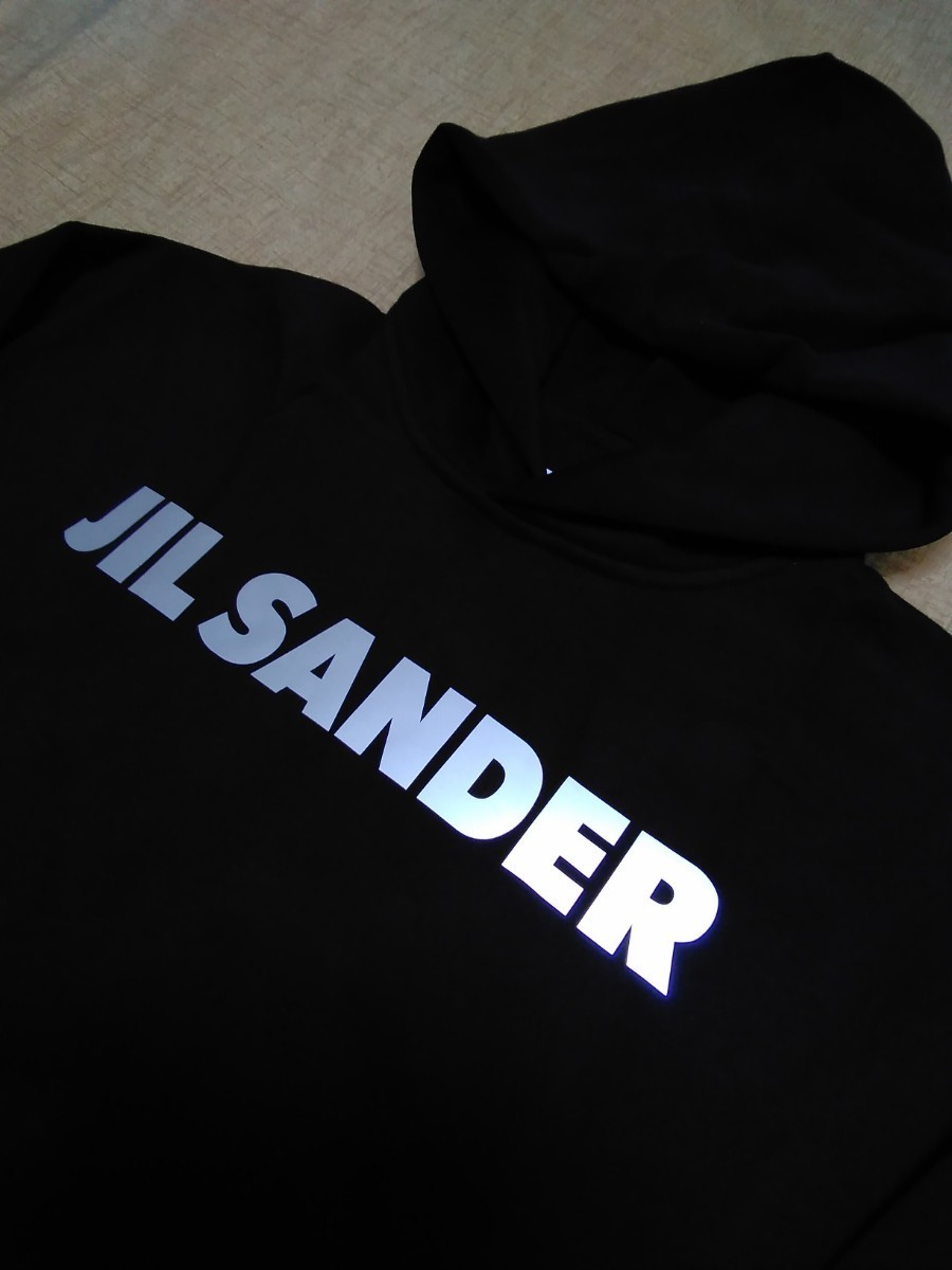JIL SANDER ジルサンダー リフレクターロゴパーカー イタリア製