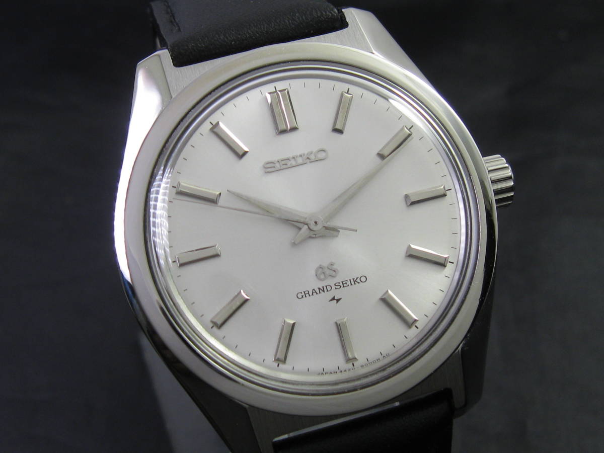 希少 美品 Grand Seiko/グランドセイコー GS 後期型 Ref.4420-9000 Cal 