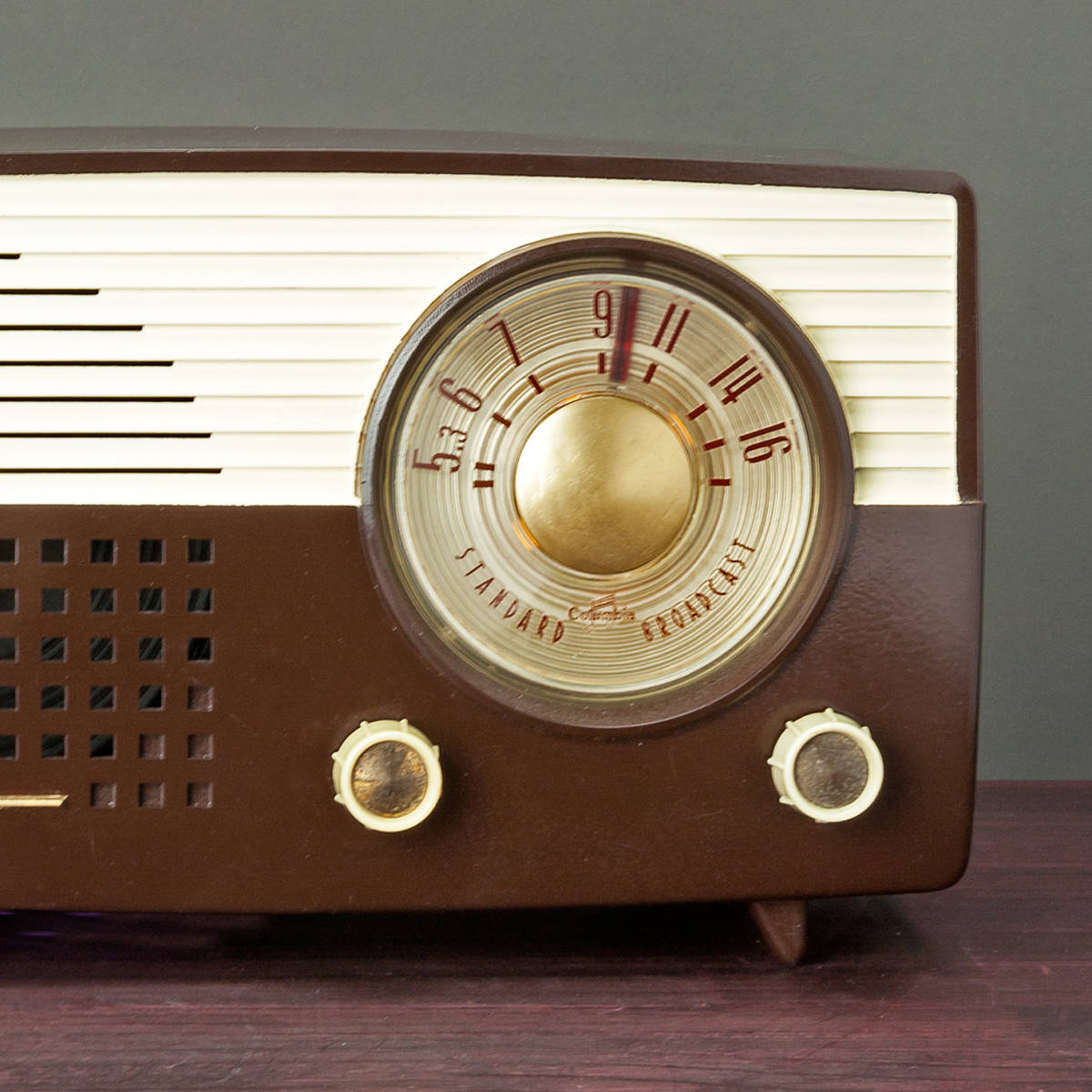 真空管ラジオ コロンビア R-545 AM五球スーパー 昭和30年製（1955