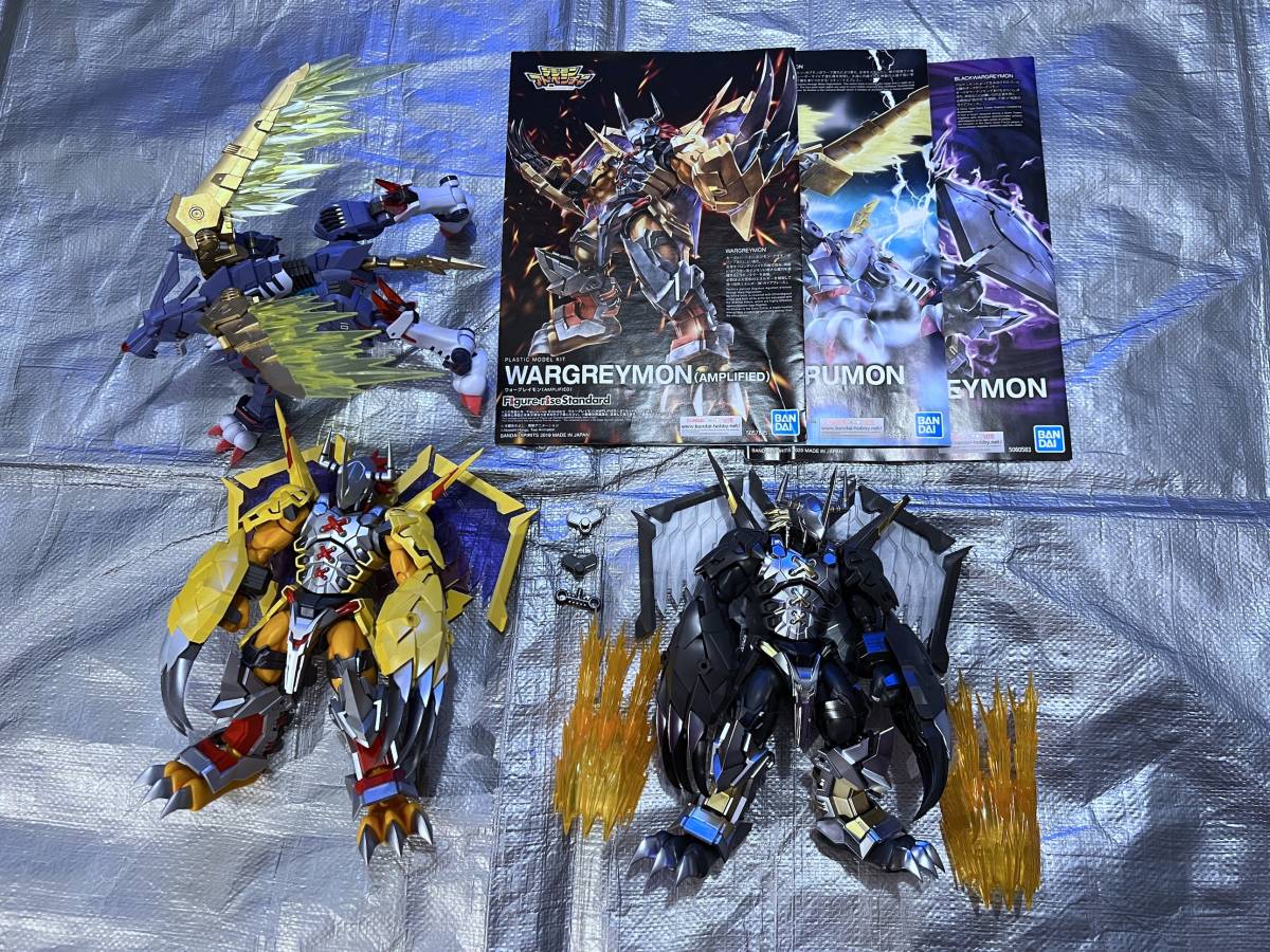 【新品未開封】ブラックウォーグレイモン ブラックメタルガルルモン プラモデル Figure-rise Standard Amplified ウォーグレイモン/ブラックウォー