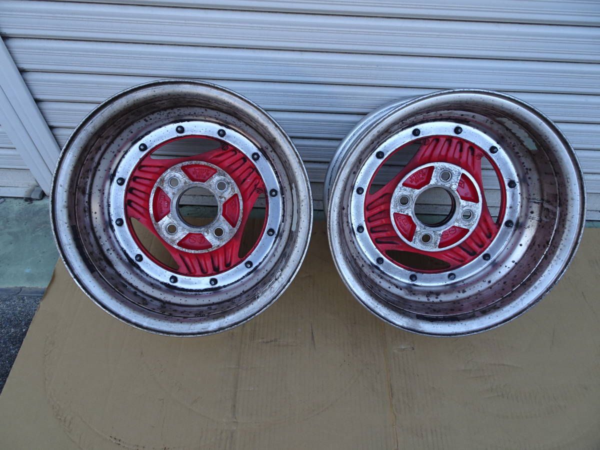 アドバン ADVAN A3A 14インチ 7.0jj 114.3 OFF＋0 2本セット① AE86