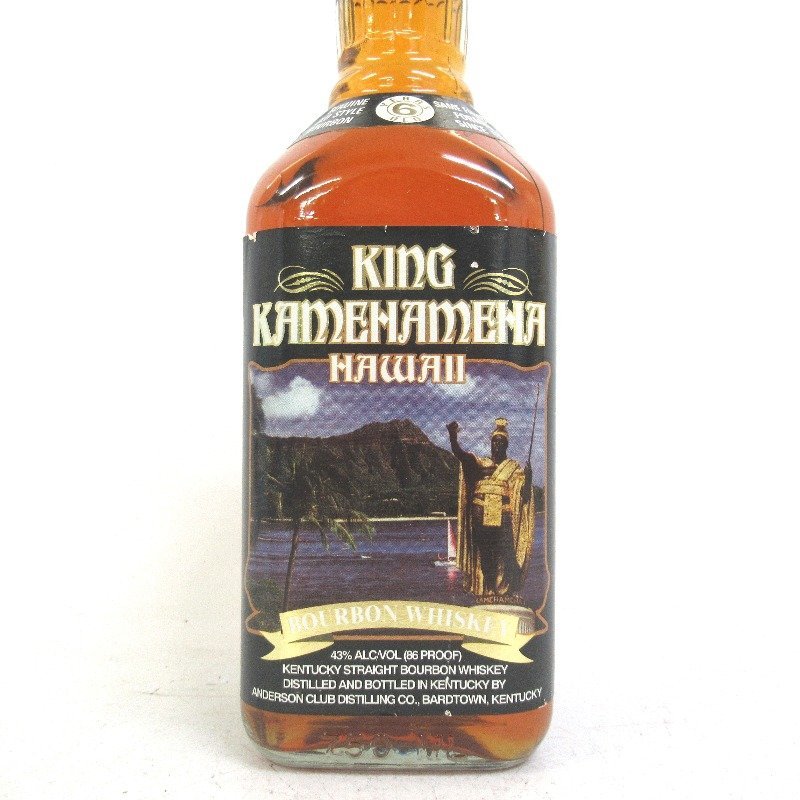 【未開封】KING KAMEHAMEHA（キング カメハメハ）6年 750ml ウイスキー キング カメハメハ 6年 750ml ハワイ限定キングカメハメハ