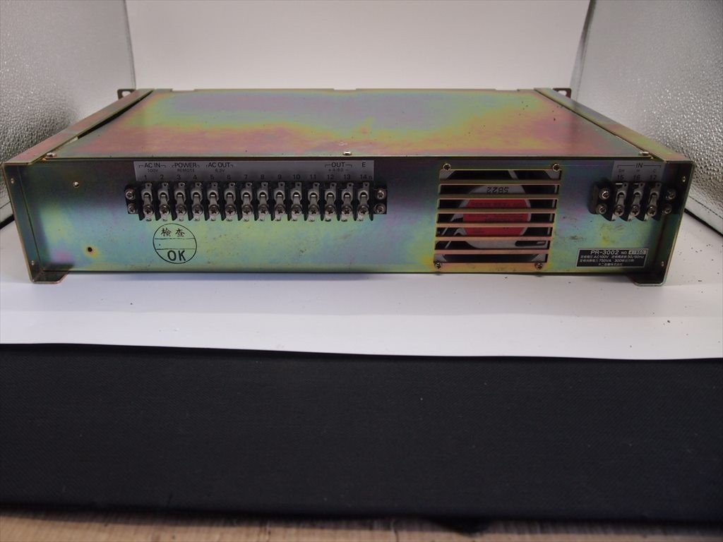 T【テ2-37】【100サイズ】HYFAX/不二音響株式会社/パワー・アンプ/PR T【テ2-37】【100サイズ】HYFAX/不二音響株式会社/パワー・アンプ/PR