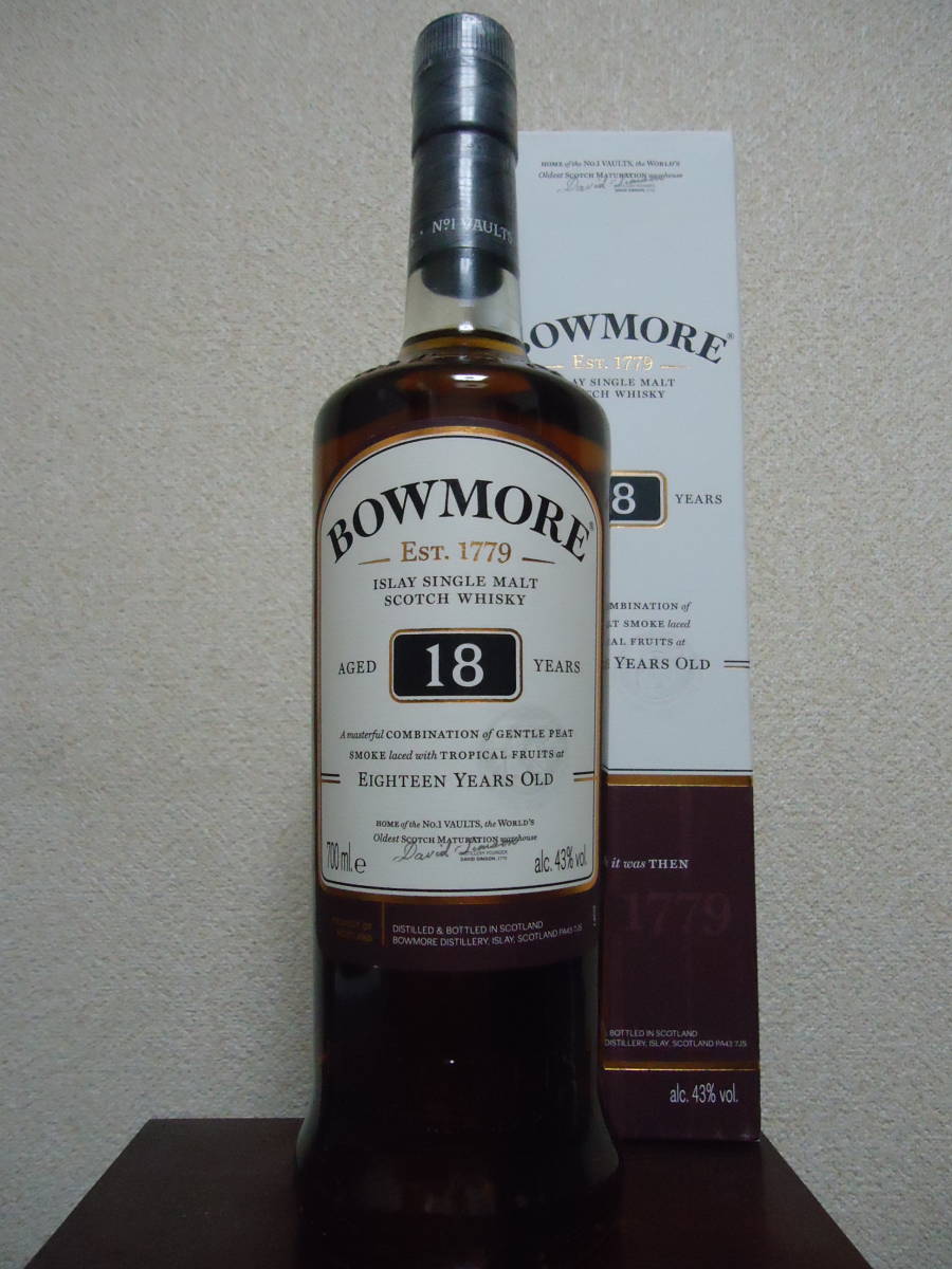 ￥１～　ボウモア　１８Ｙ　７００ｍｌ　４３％　正規品
