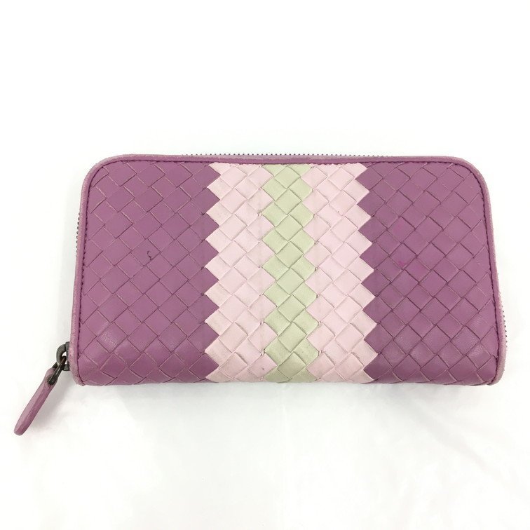 BCBB6057】BOTTEGA VENETA ボッテガヴェネタ イントレチャート 長財布 