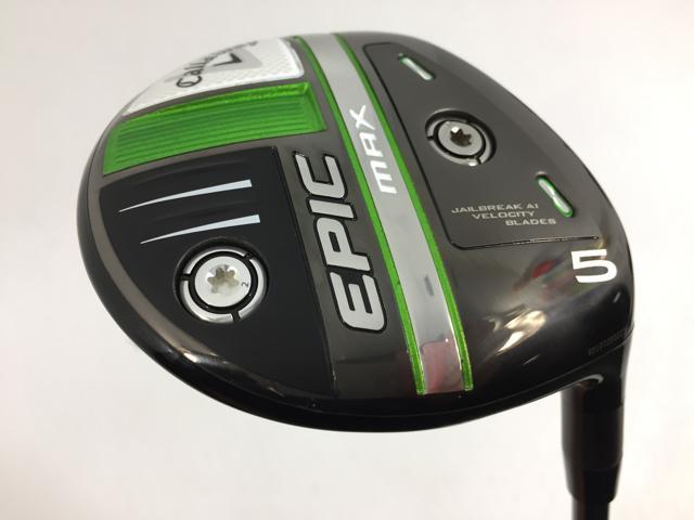 即決 お買い得品！中古超美品 EPIC MAX (エピック マックス) フェアウェイ 2021 (日本仕様) 5W ディアマナ 40 for Callaway 18 SR