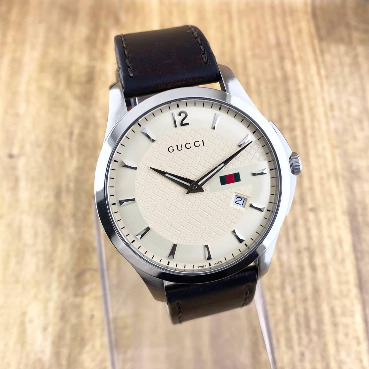 1円〜】GUCCI グッチ 腕時計 メンズ 126.3 G-TIMELESS Gタイムレス 