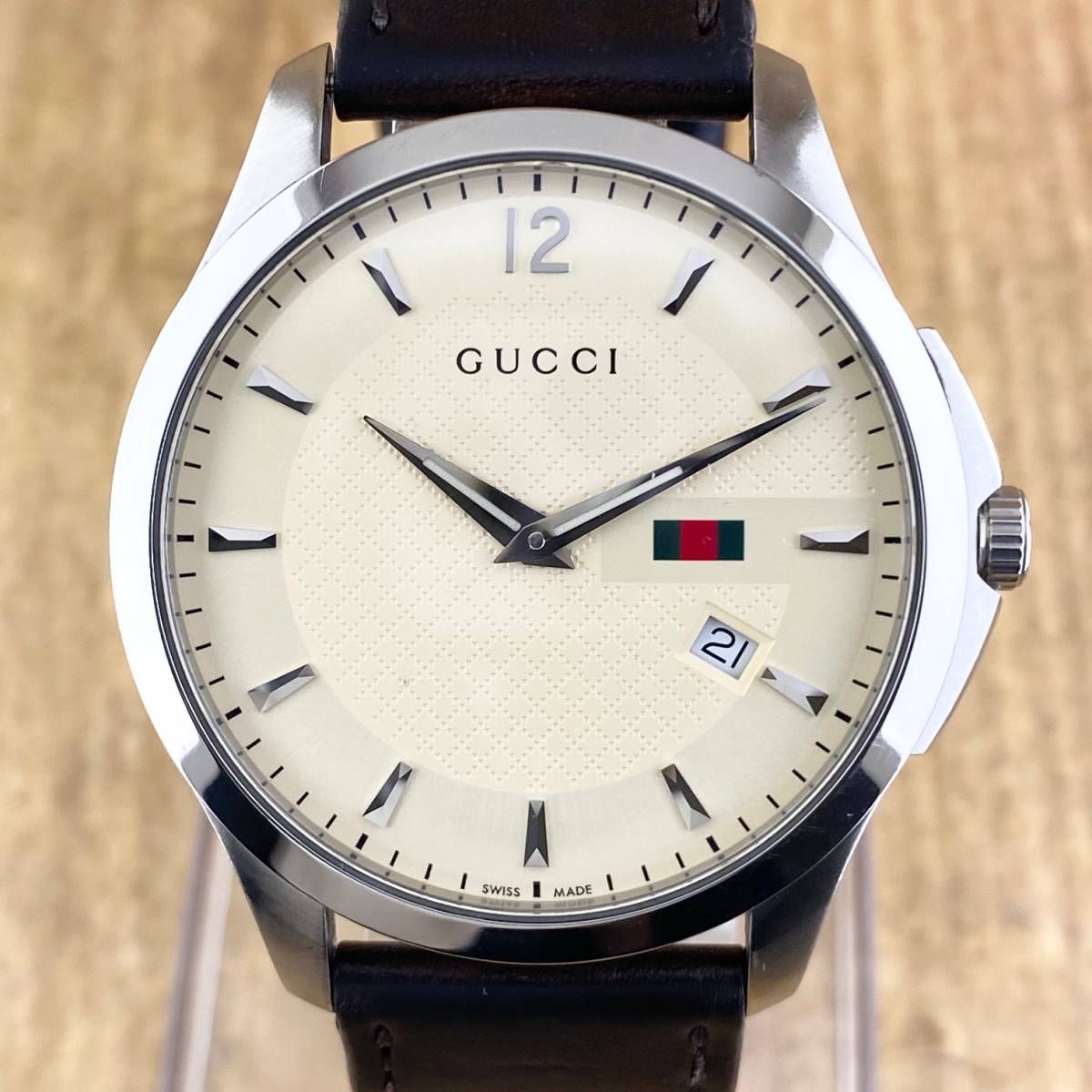 1円〜】GUCCI グッチ 腕時計 メンズ 126.3 G-TIMELESS Gタイムレス 