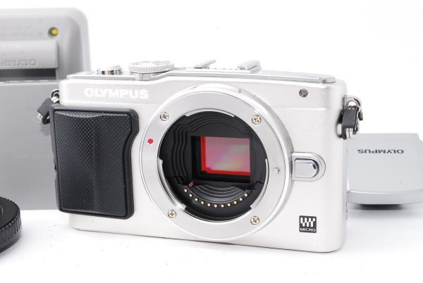 ☆良品☆ オリンパス OLYMPUS PEN Lite E-PL5 ボディ シルバー ☆付属