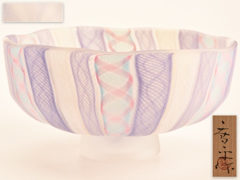 定番，人気 流 藤田喬平 手吹硝子ヴェニス茶碗 共箱 TK139(ガラス)｜売買されたオークション情報、yahooの商品情報をアーカイブ公開 - オークファン その他