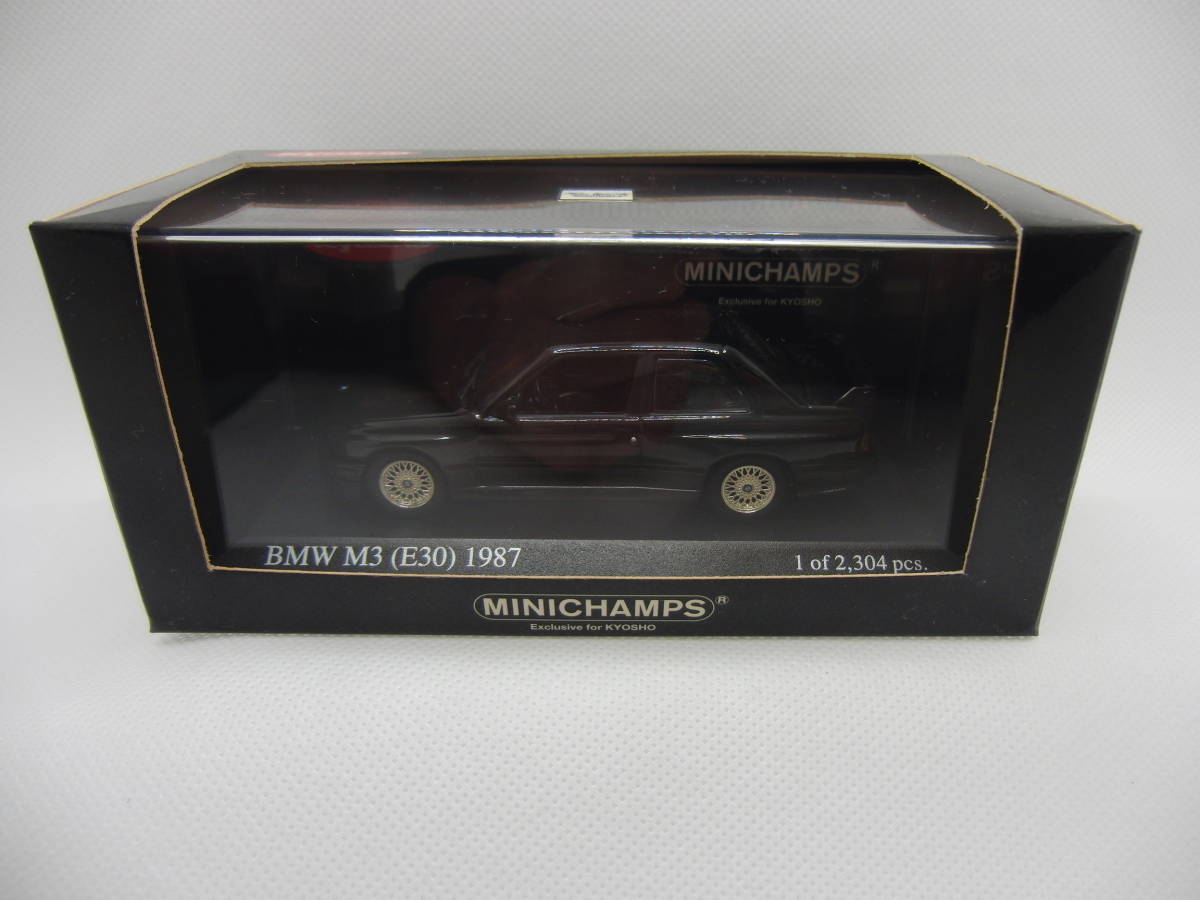 MINICAMPS / 京商 【 BMW M3(E30)1987年 】京商 限定販売 1/43