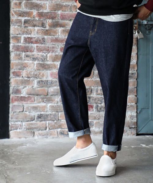 The DUFFER of ST.GEORGE MADE IN OKAYAMA：【岡山デニム】ワイドテーパードデニムパンツ OW 