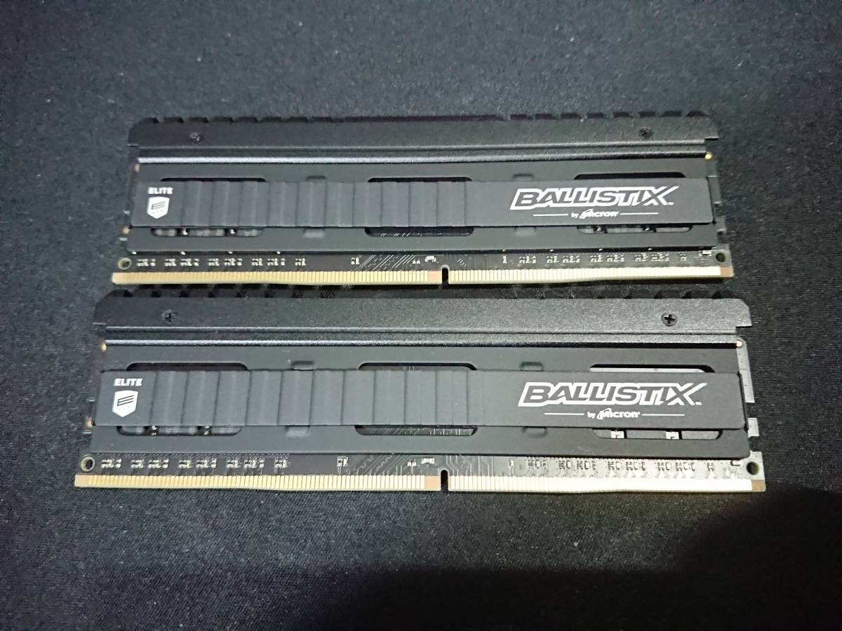 CFD販売 Micron Ballistix Elite DDR4-3600 CL16 W4U3600BME-8G 8GB×2枚 中古 ②_3