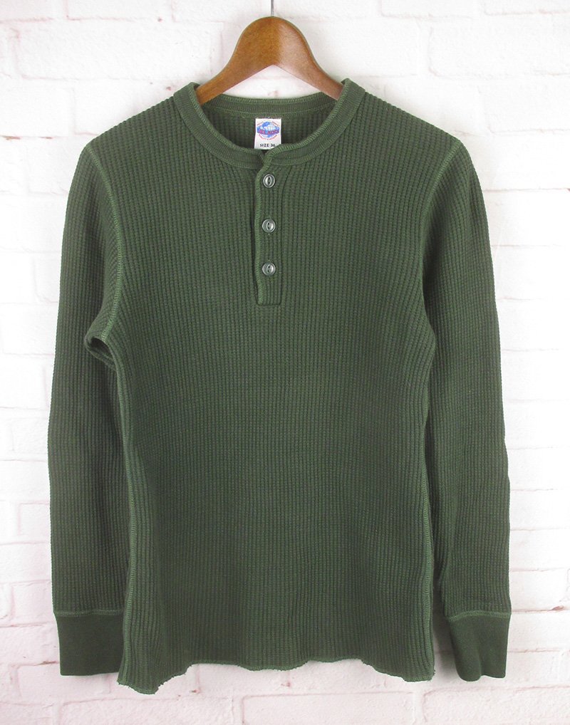 AJ21884 JELADO ジェラード ヘンリーネック メガサーマル 長袖Tシャツ 36 美品