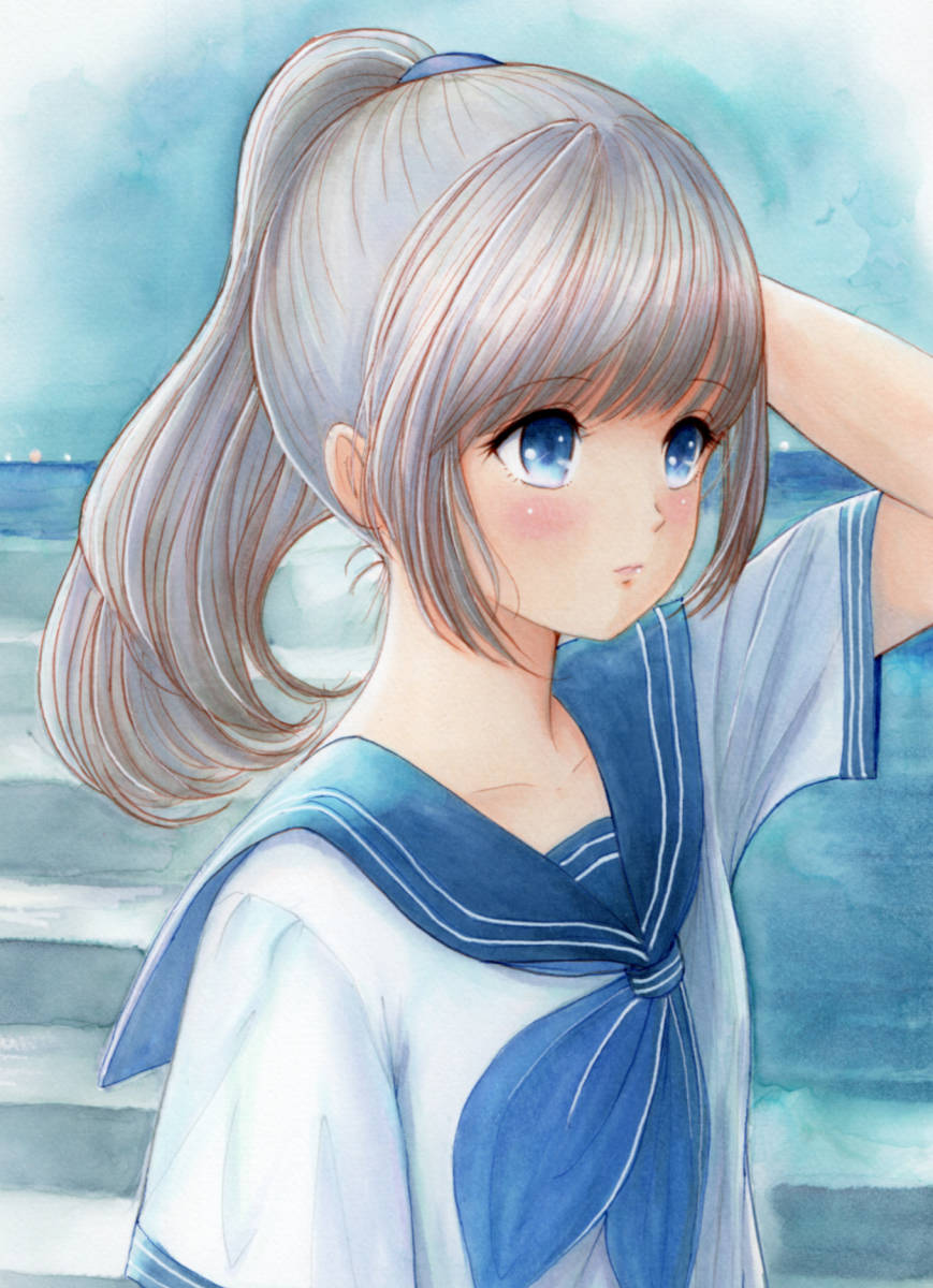 A4サイズ 手描きイラスト A4サイズ オリジナル 手描きイラスト 艦これ