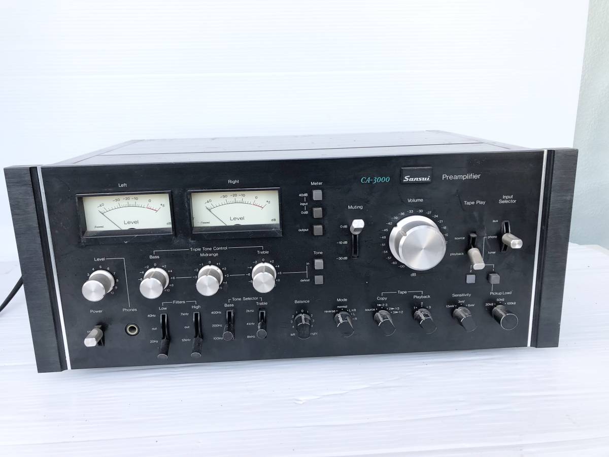 品質保証，定番人気 1円 ｓａｎｓｕｉ サンスイ プリアンプ CA－３０００(サンスイ)｜売買されたオークション情報、yahooの商品情報をアーカイブ公開 - オークファン サンスイ