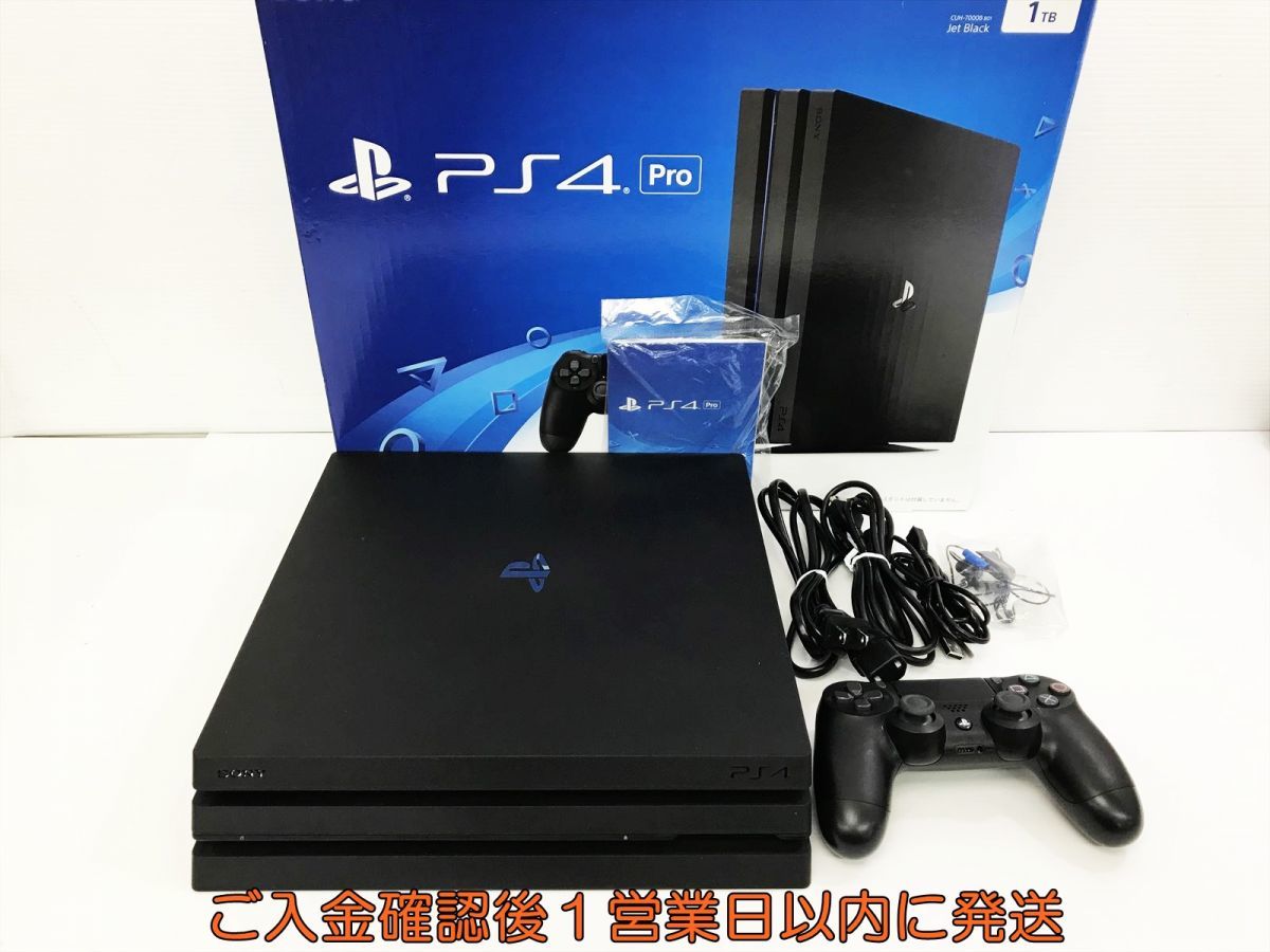 【1円】PS4 Pro 本体 セット 1TB ホワイト SONY PlayStation4 CUH-7000B 初期化済 未検品ジャンク 1A0700-504kk/G4