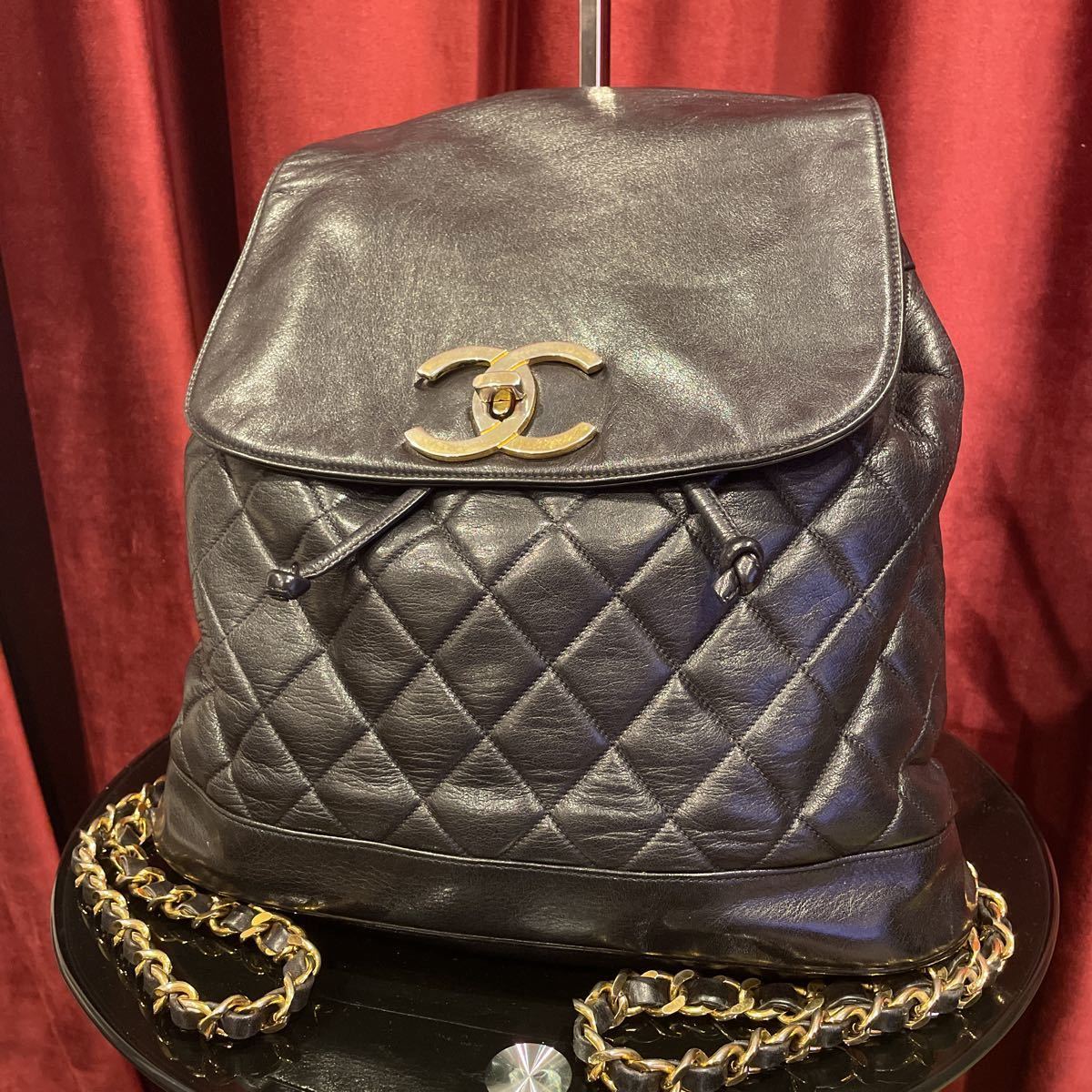 CHANEL CHANEL マトラッセ チェーン リュック レア シャネル 