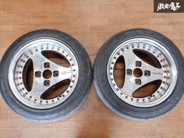 SALE，得価 ヨコハマ アドバン oni オニ ホイール 15インチ 7.5J +2 PCD114.3 4穴 2本 深リム 旧車 絶版 補修 スペア用に 棚1I5(ラジアルタイヤ)｜売買されたオークション情報、yahooの商品情報をアーカイブ公開 - 4穴