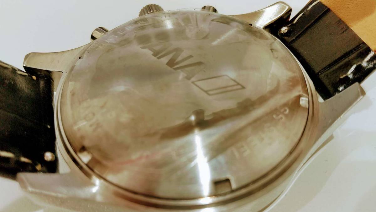 1088 【未使用品】ANA オリジナルウォッチ クロノグラフ クォーツ 