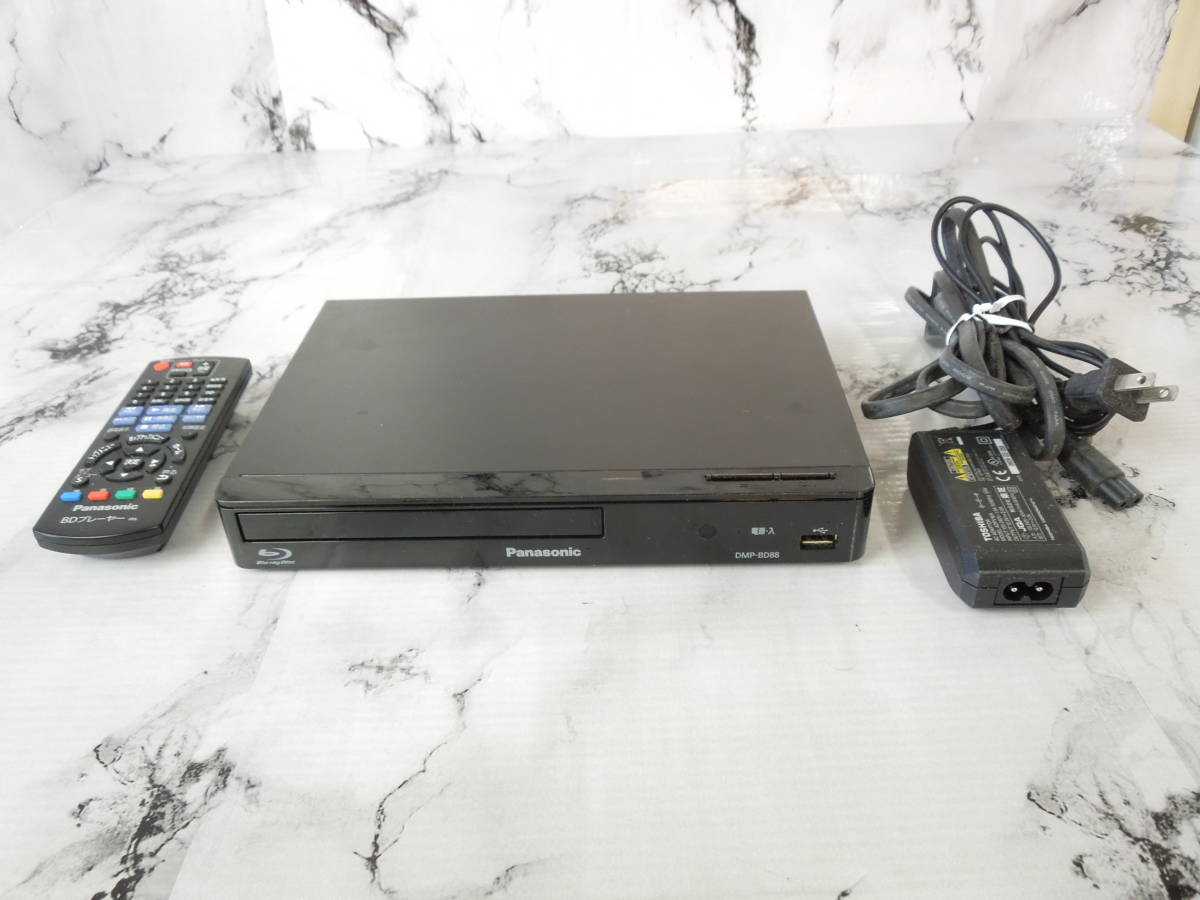 自/Panasonic/パナソニック/ブルーレイディスクプレーヤー/DMP-BD88/'16/動作品/リモコン 代替アダプタ/BD/Blu-ray/軽量/映像機器/自4-7安