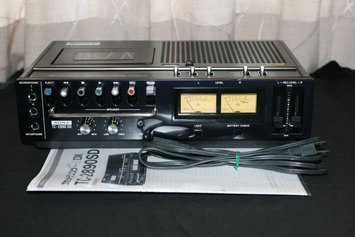 SONY TC-2890SD ソニー カセットデッキ デンスケ カセットデンスケ