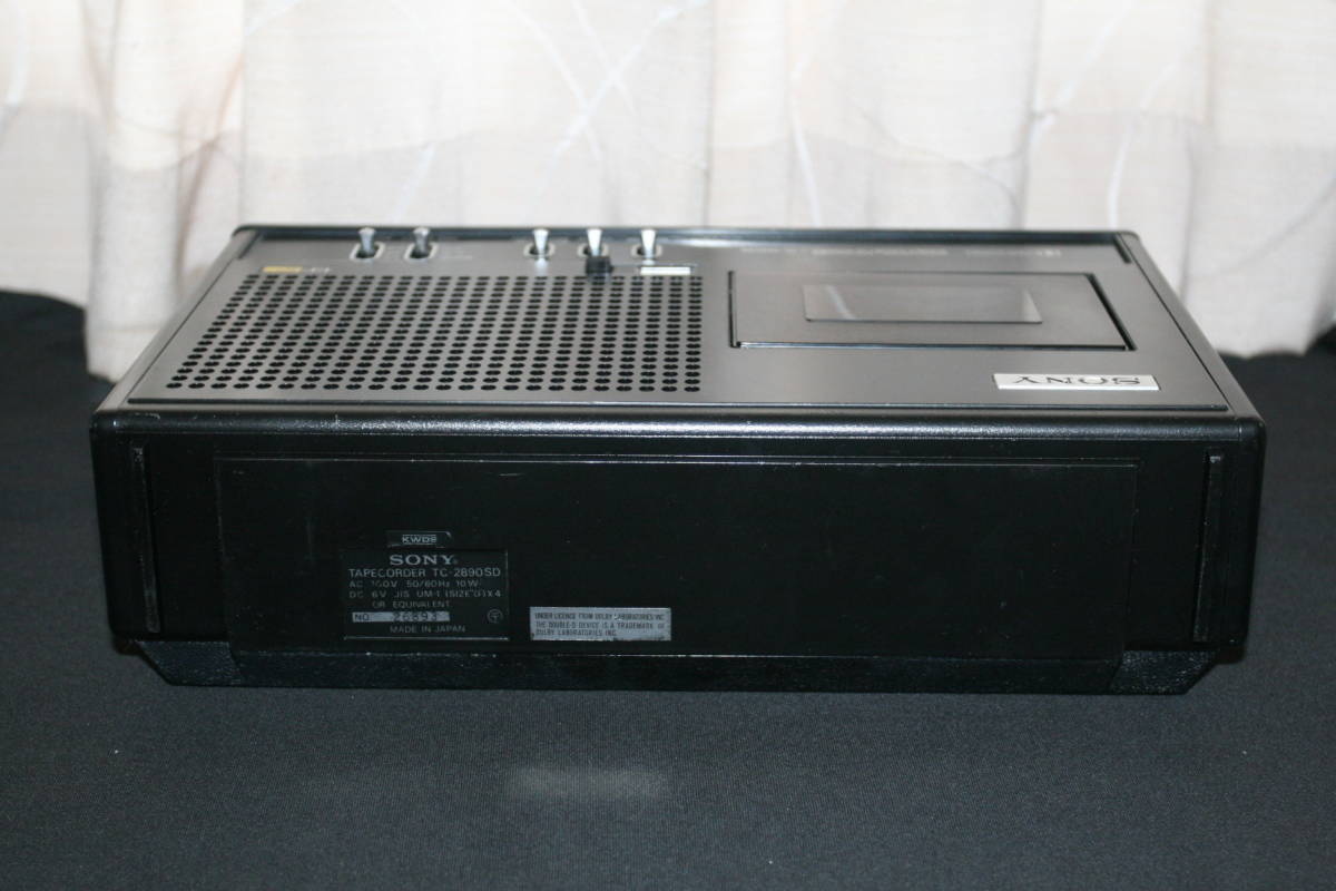 SONY TC-2890SD ソニー カセットデッキ デンスケ カセットデンスケ