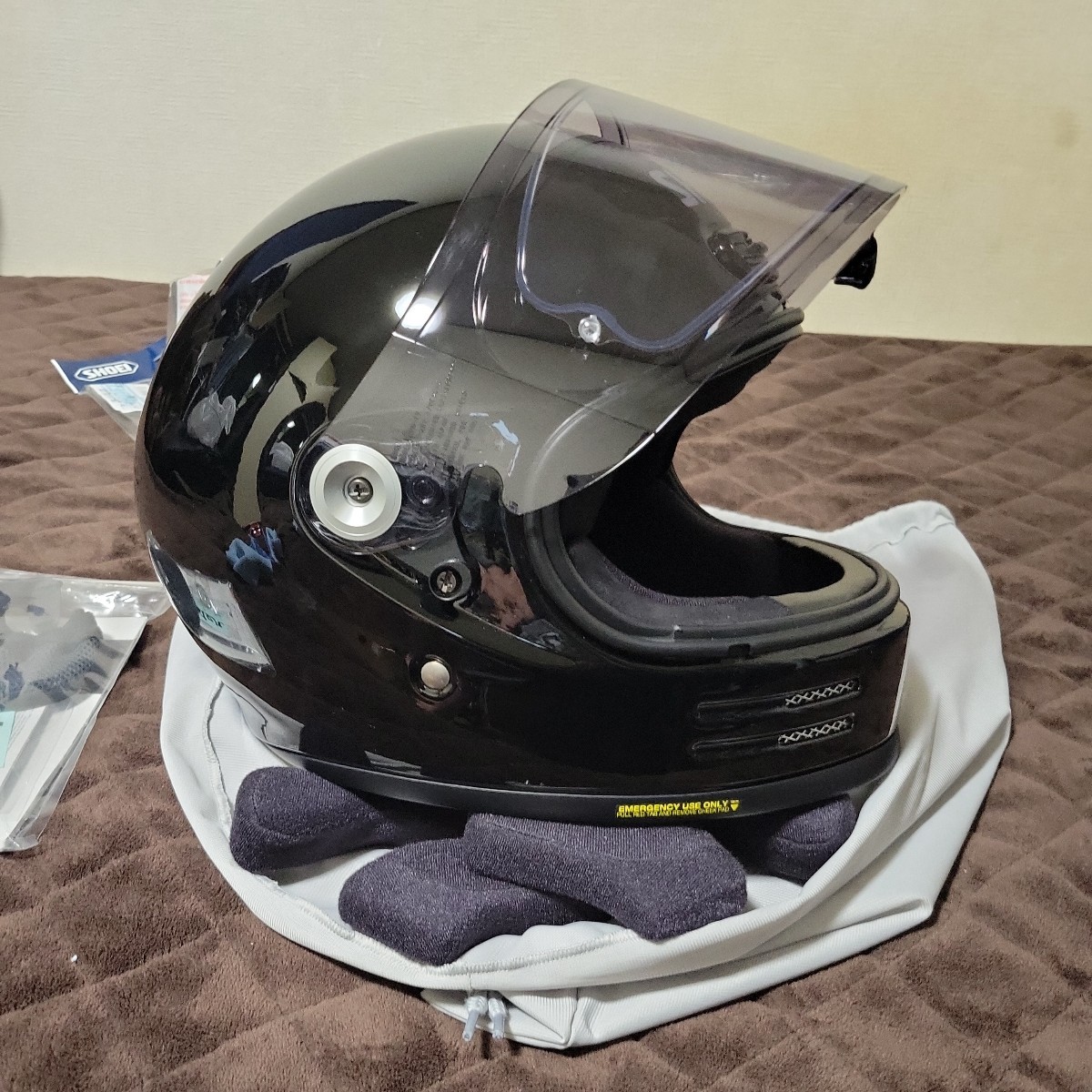 SHOEI Glamster ブラック XLサイズ フルフェイス ヘルメット グラム 