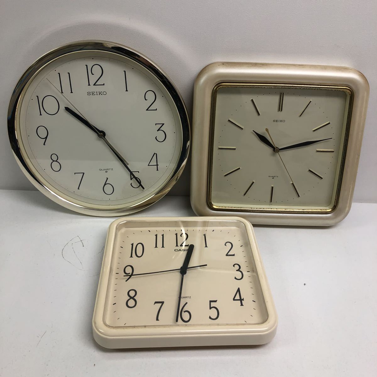 0405A まとめ 掛け時計 時計 23点 昭和レトロ アナログ SEIKO QA324S