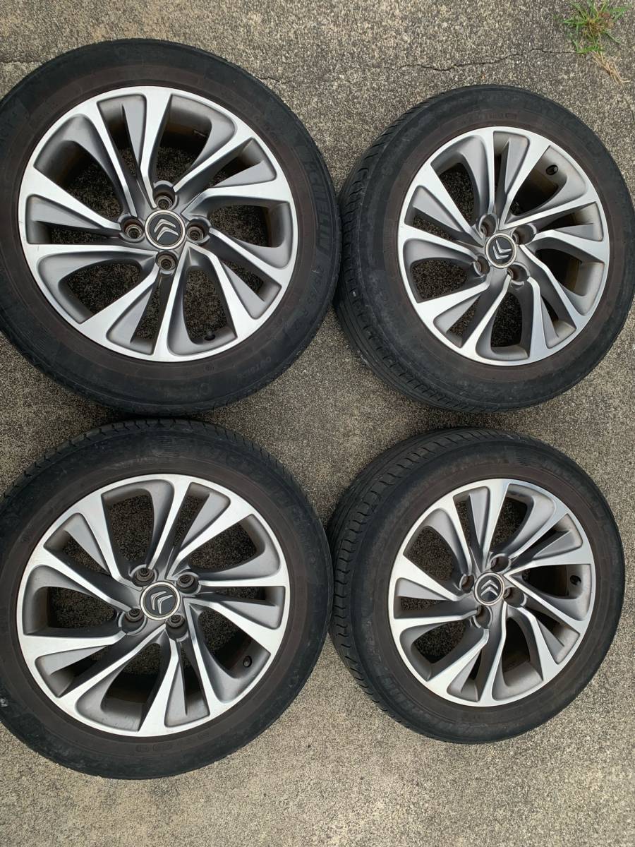 引取希望】シトロエンDS4純正ホイールタイヤ付4本セット！ 17x7.5J