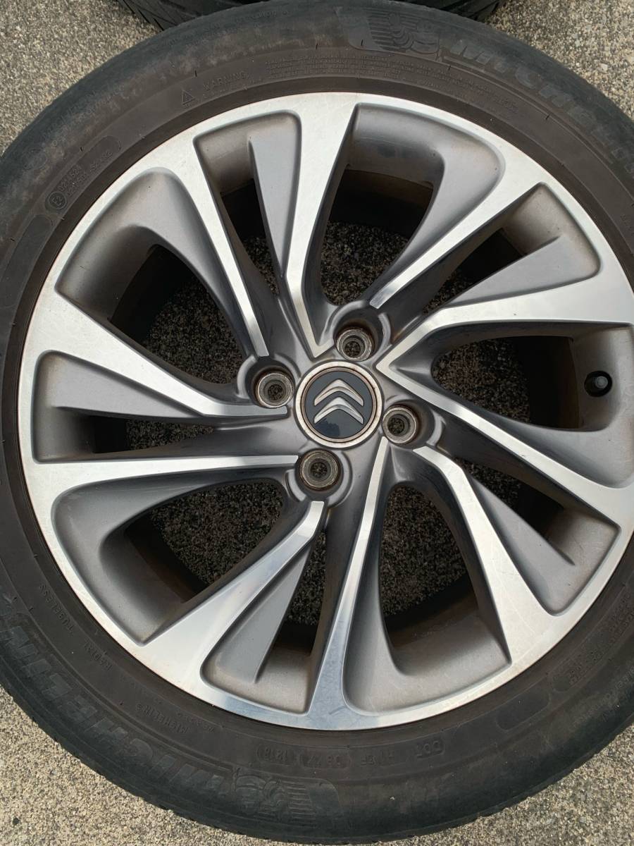 引取希望】シトロエンDS4純正ホイールタイヤ付4本セット！ 17x7.5J 