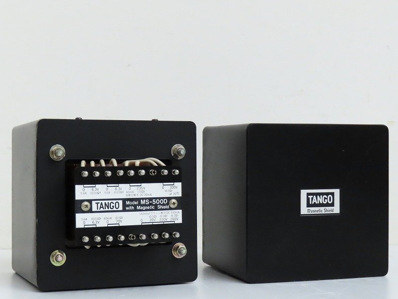 電源トランス タンゴ MS-505 ペア 新品未使用 □□TANGO MS-500D 電源トランスペア タンゴ 元箱付□□015823016Jm□