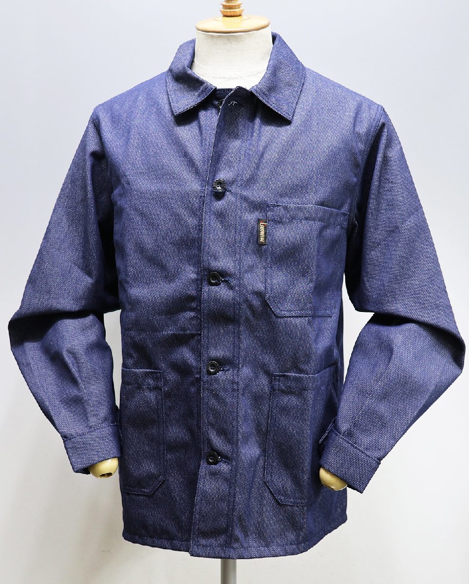 LE LABOUREUR VESTON T/C DENIM サイズ42 L相当 Le Laboureur (ル・ラブルール) VESTON T/C DENIM / 混紡デニム