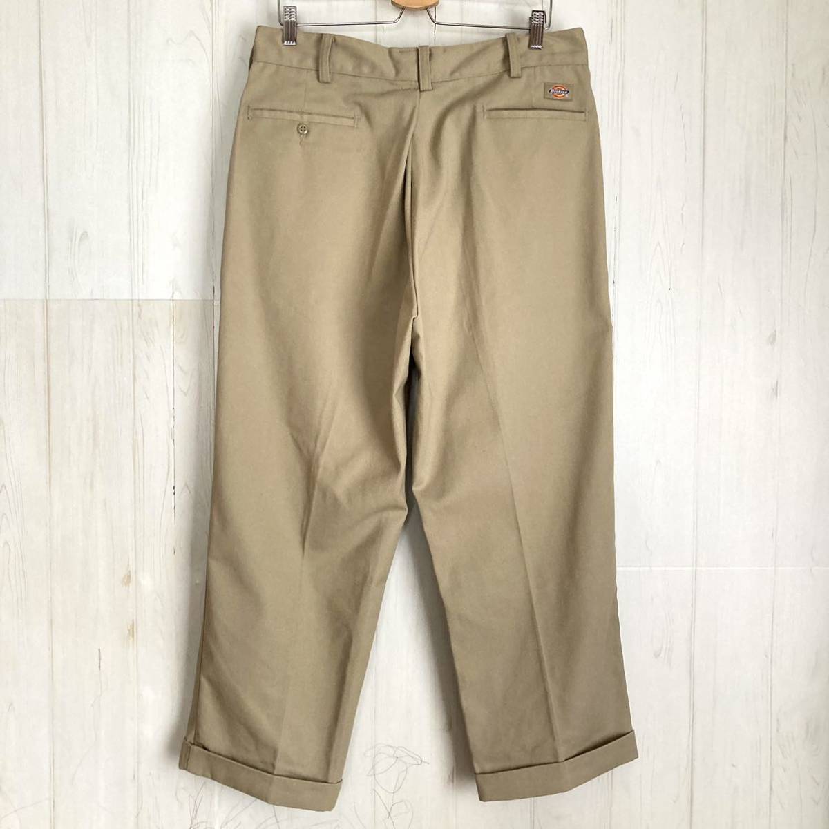 NEON SIGN × Dickies コラボ ワークパンツ874 ネオンサイン ディッキーズ ベージュ