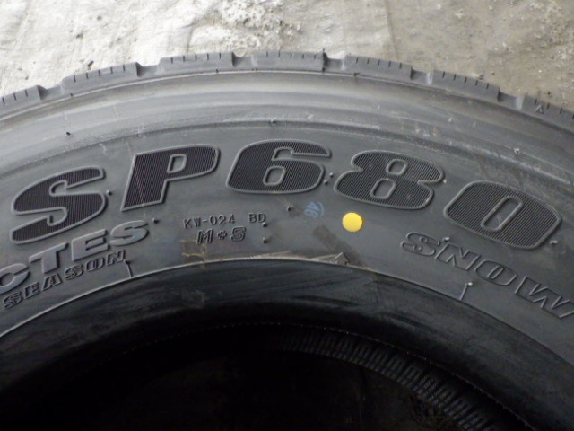 ダンロップ SP680 265/70R19.5 140/138J 新品 2本セット オールシーズンタイヤ 2022年製