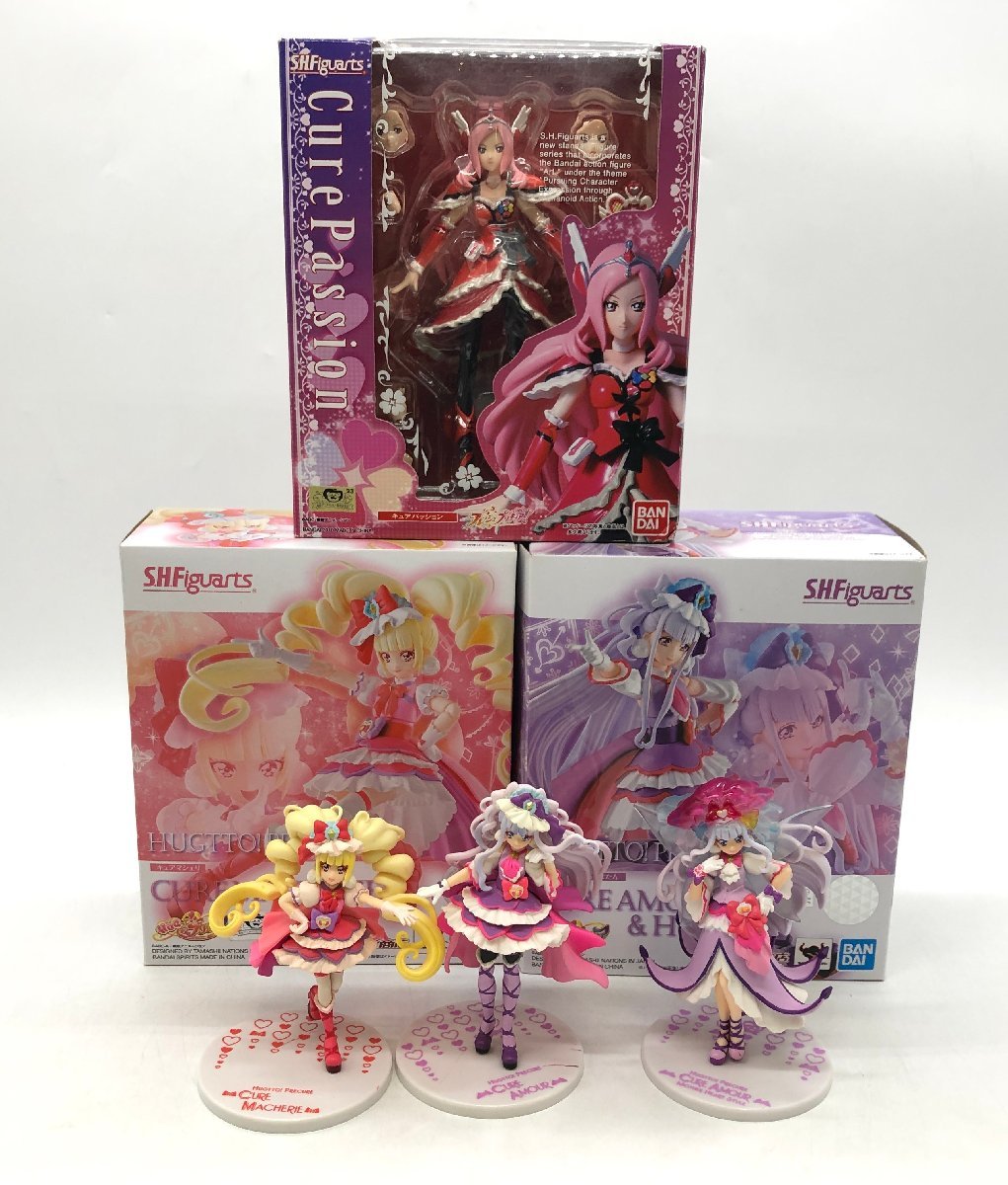 1円～ S.H.Figuarts プリキュア フィギュアセット キュアマシェリ/キュアアムール&はぐたん 他 一部未開封有【現状品】[34-0406-O3]