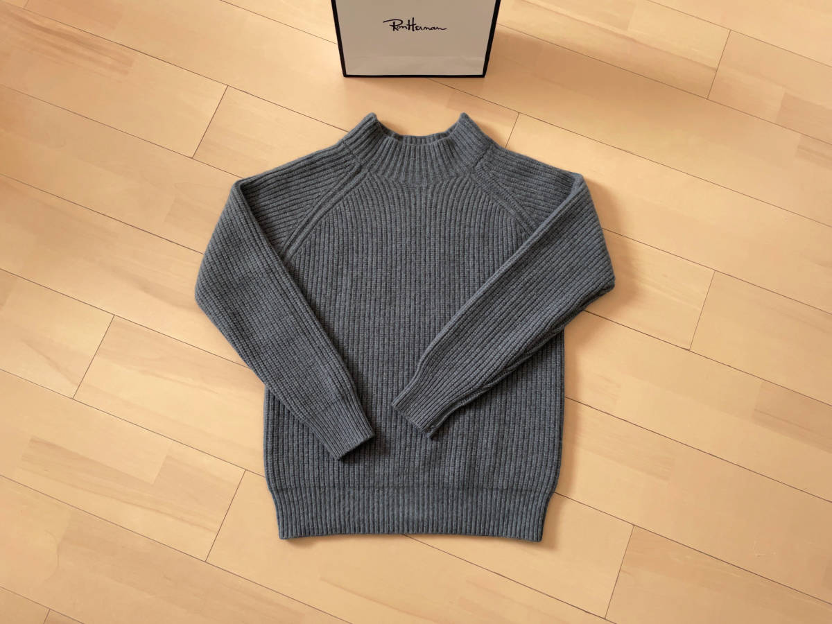 美品】ロンハーマン RHC モックネック リブ編み ウールニット S 