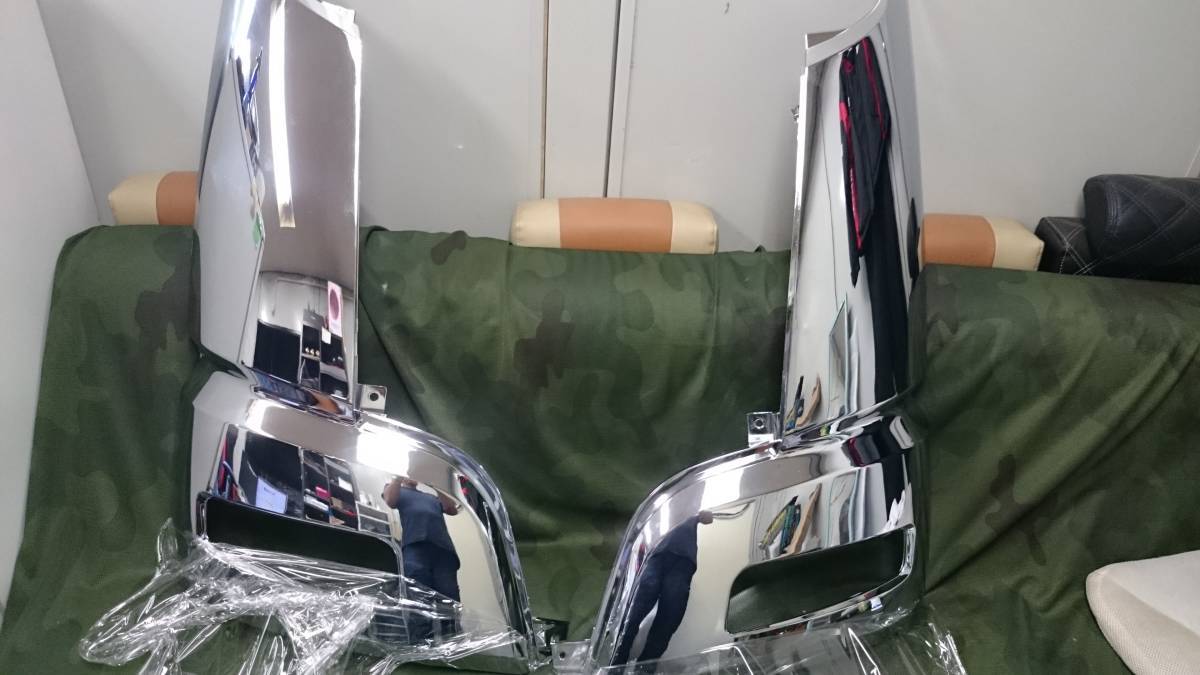  クリアレンズ付き 格安 チョイ訳あり H19 H29 NEW 07 スーパーグレート メッキ コーナーパネル サイドパネル ガーニッシュ 左右(外装)｜売買されたオークション情報、yahooの商品情報をアーカイ 外装