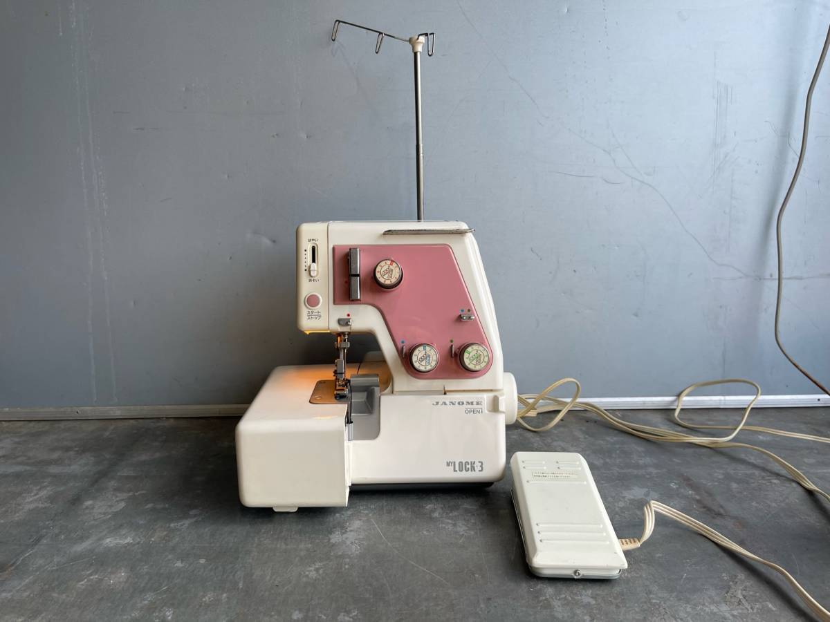 MY ジャノメ JANOME ロックミシン LOCK | 動作品 JANOME ロックミシン☆ 0