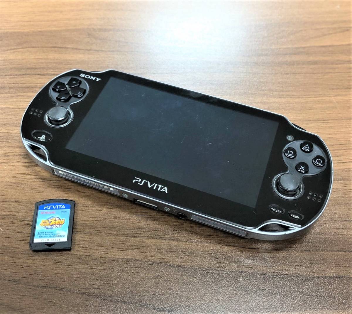 Vita Sony PCH-1100 PlayStation PS Console Black Handheld Crystal 