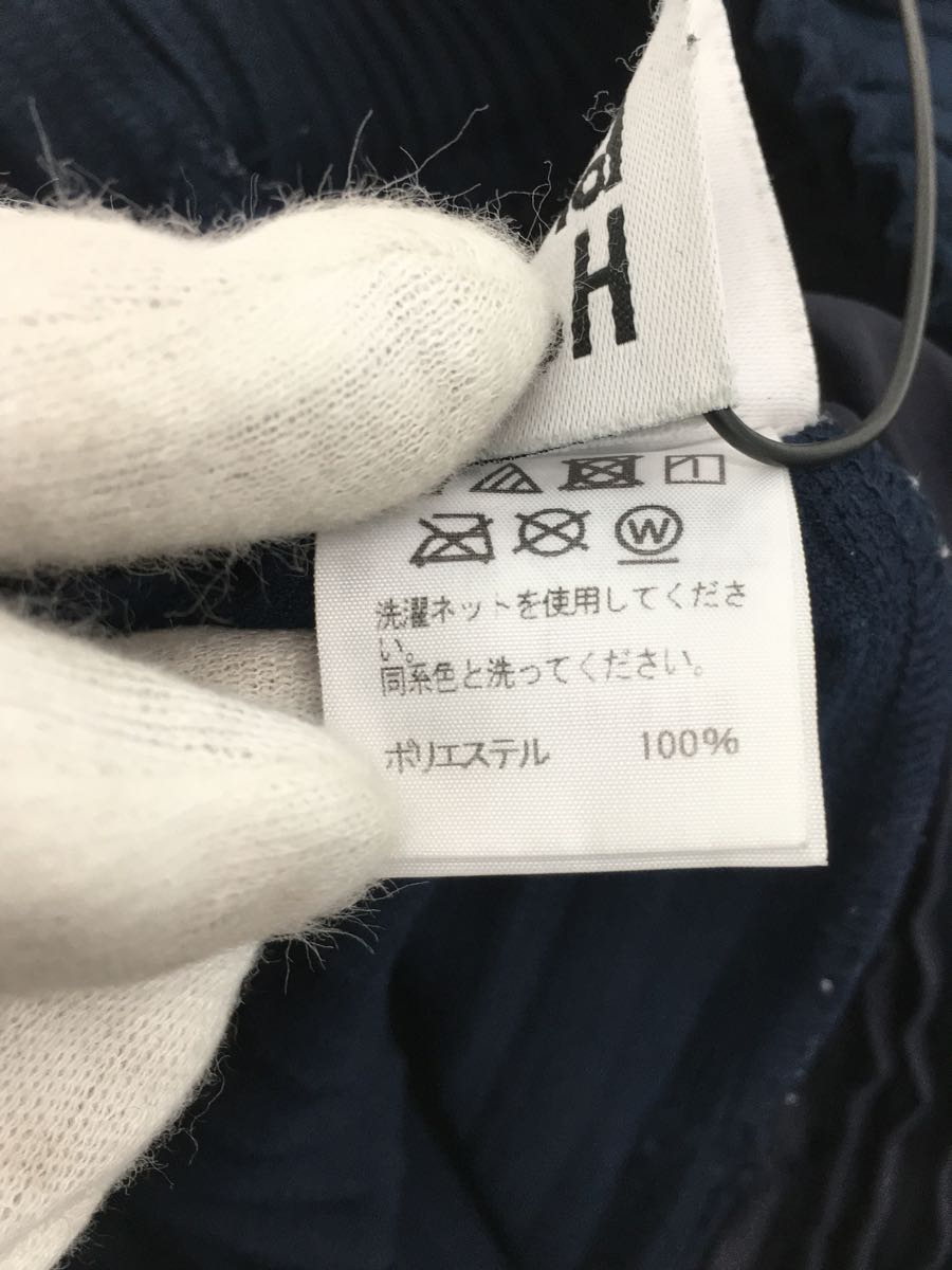 HOMME PLISSE ISSEY MIYAKE◇プリーツパンツ/1/ポリエステル/NVY/無地 